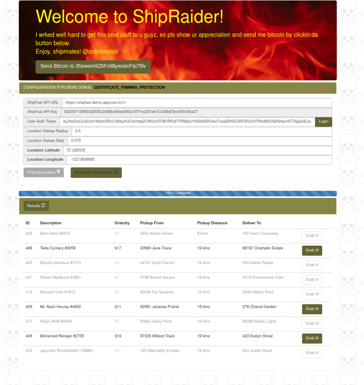 shipraider-shipments-list